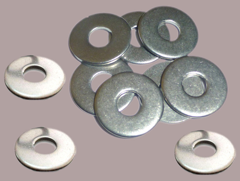SS 10-5/16-24 HEX NUTS FINE & 10-FLAT-10-LOCK 5/16" WASHERS STAINLESS STEEL 18-8